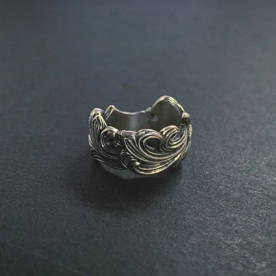日本唐草指環｜Japanese Arabesque Ring(手工訂製款)