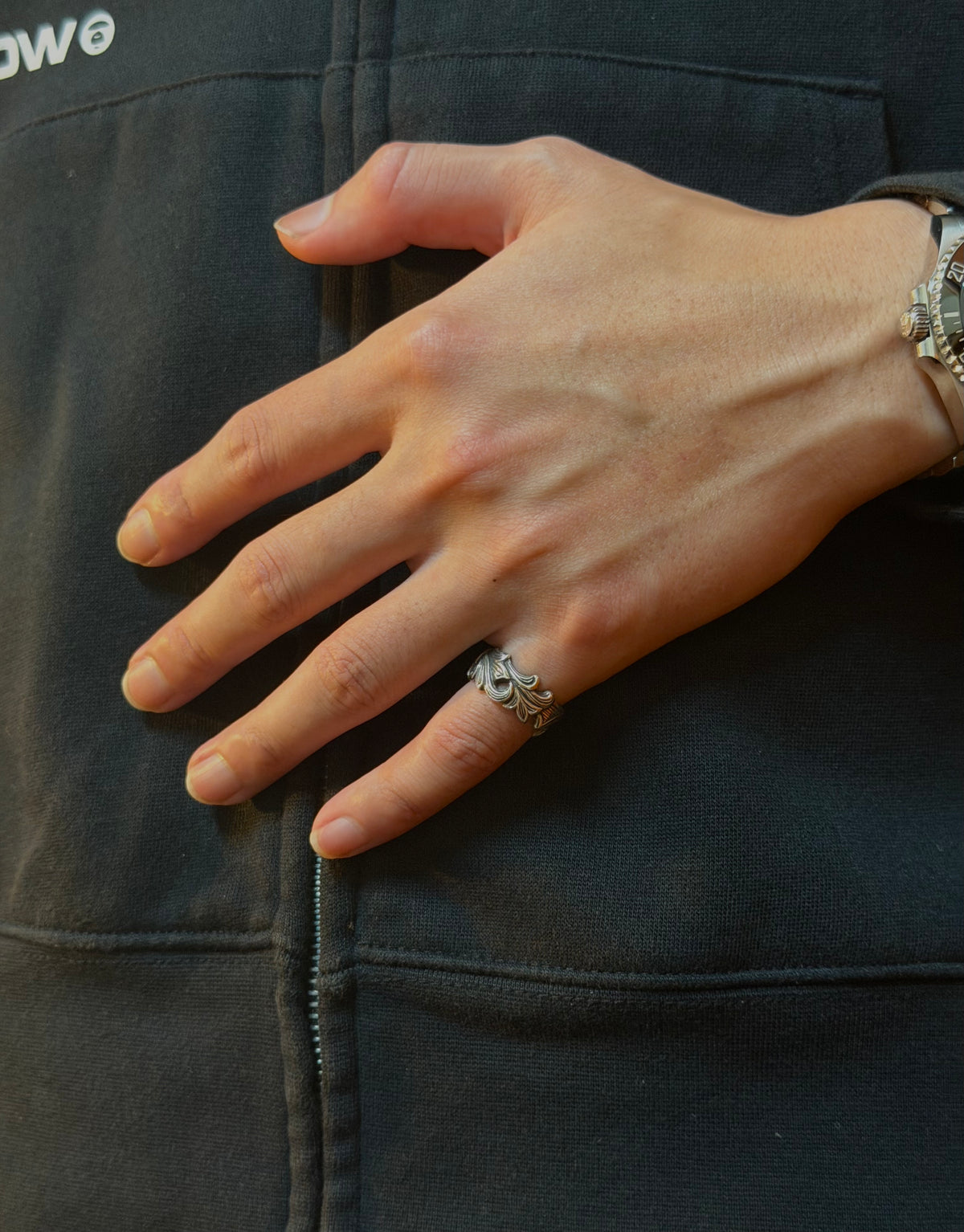 日本唐草指環｜Japanese Arabesque Ring(手工訂製款)