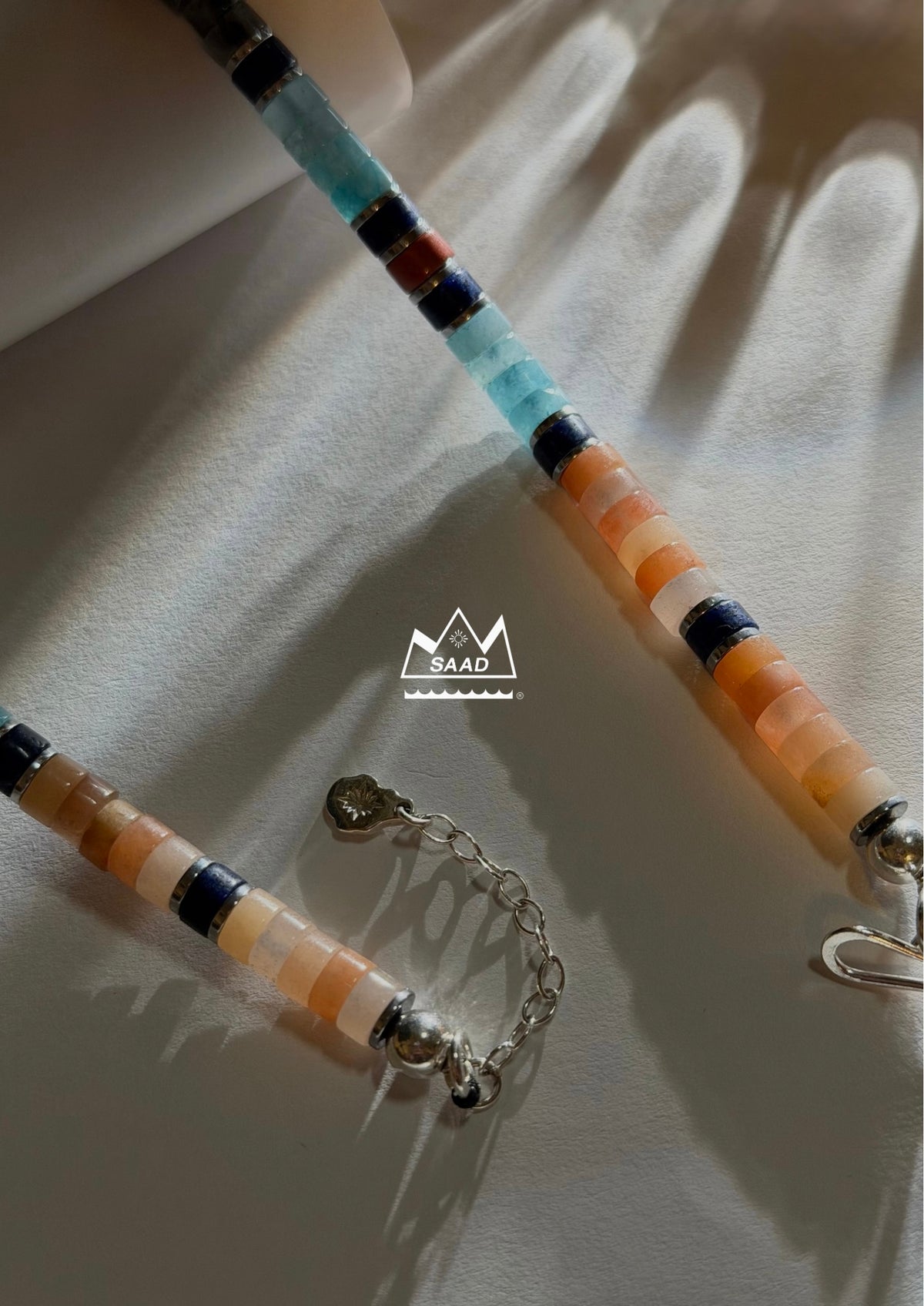 永恆石語之鍊｜Canyon Sky Heishi Natural Stone Necklace