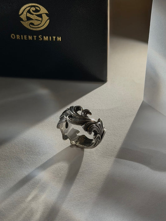 日本唐草指環｜Japanese Arabesque Ring(手工訂製款)