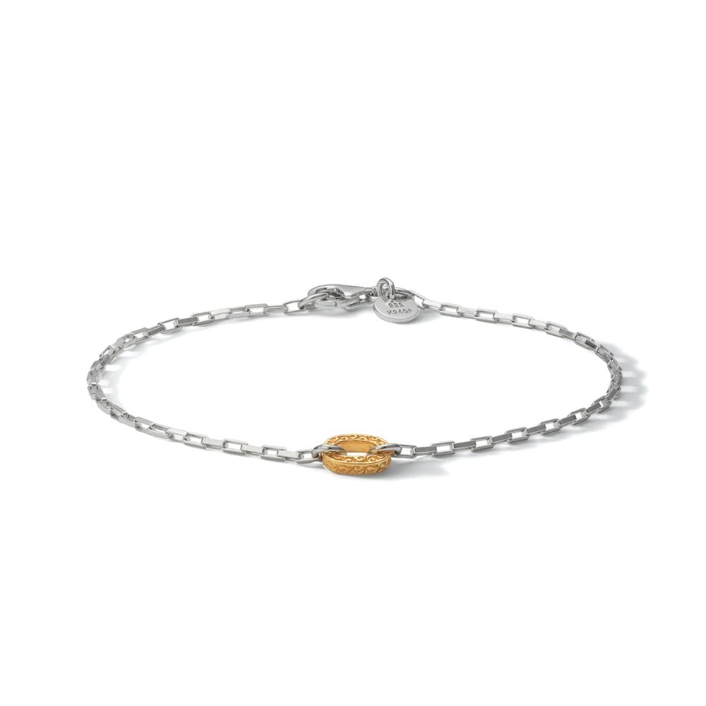 鎏華蔓影手鍊｜Arabesque Silver925 K24 Gold Plated Chain Bracelet
