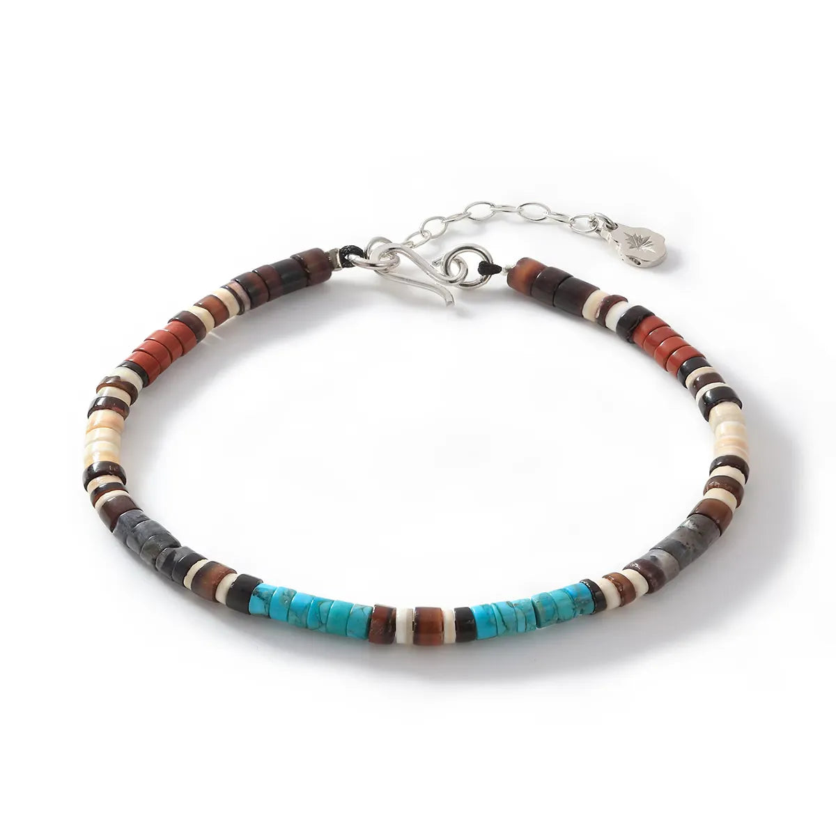 青曜之環｜Silent Ember Dusk Heishi Stone Bracelet