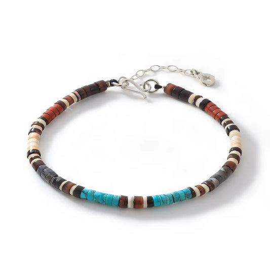 青曜之環｜Silent Ember Dusk Heishi Stone Bracelet