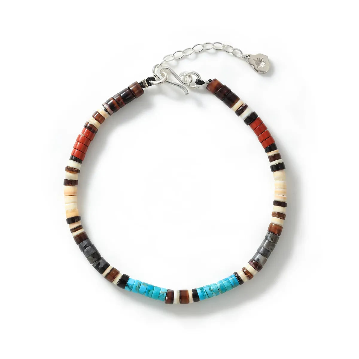 青曜之環｜Silent Ember Dusk Heishi Stone Bracelet