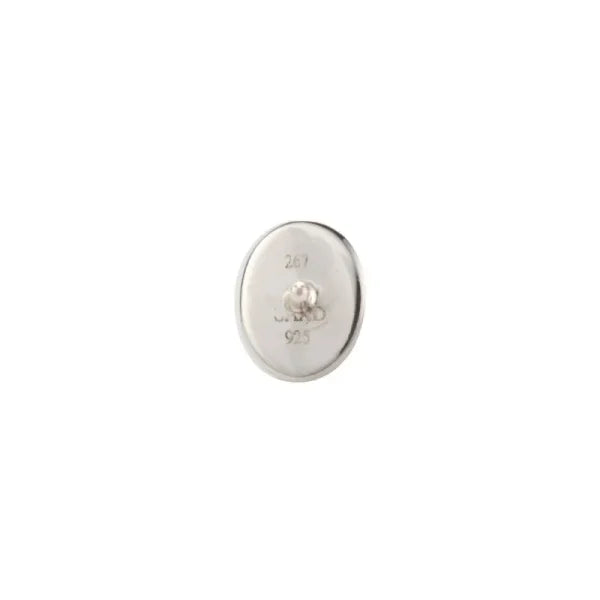 貝映澄光耳釘｜Natural Shell Oval Stud Earrings