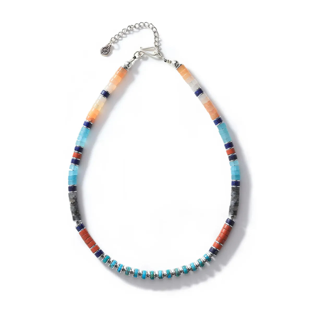 永恆石語之鍊｜Canyon Sky Heishi Natural Stone Necklace